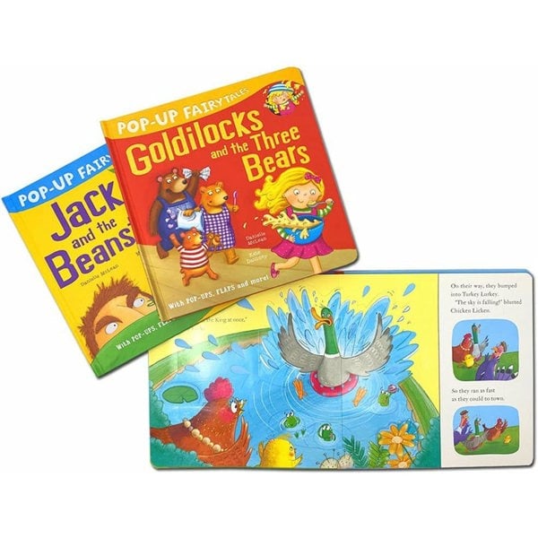 My First Pop-Up Fairytales 4 Book Set (Chicken Licken, Little Red Riding Hood & More)