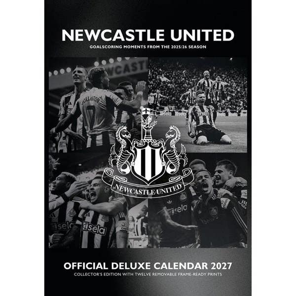 Newcastle United FC Collector's Edition A3 Calendar 2027, Wall Calendars, Month To View, Sports, Gift