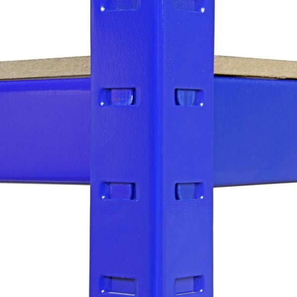 Monster Racking 5 x T-Rax 90cm Blue Racking & Bay Connectors