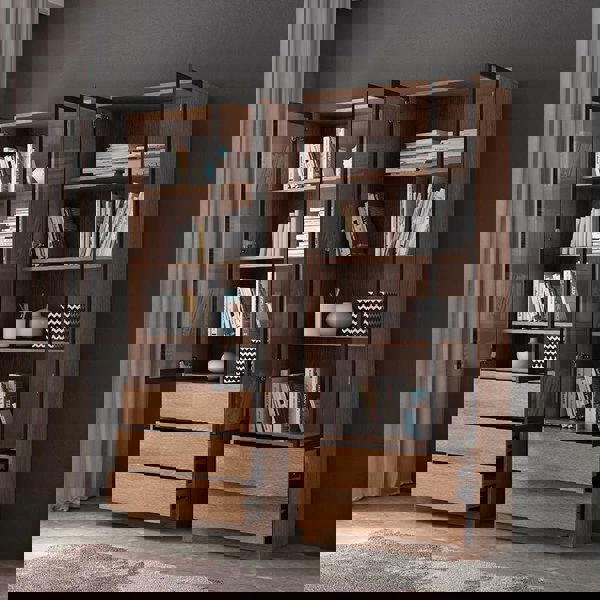 A Set Of Three Bookcases, Shelving Units-Weilai Concept-Weilai Concept