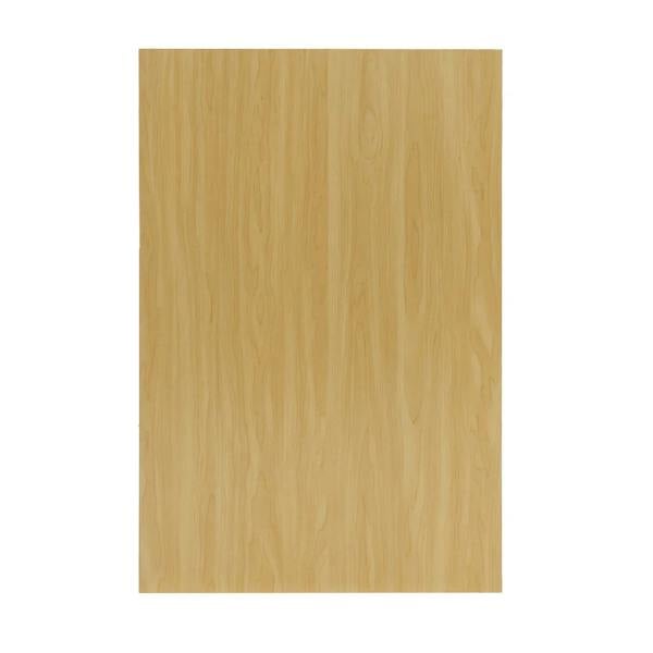 Maple countertop surface of the Adonis LED Shop Counter Set, showcasing a smooth, light wood grain texture and natural finish