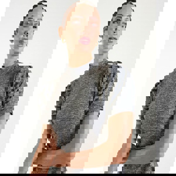 Blue Vanilla Puff Sleeve Smock Dress