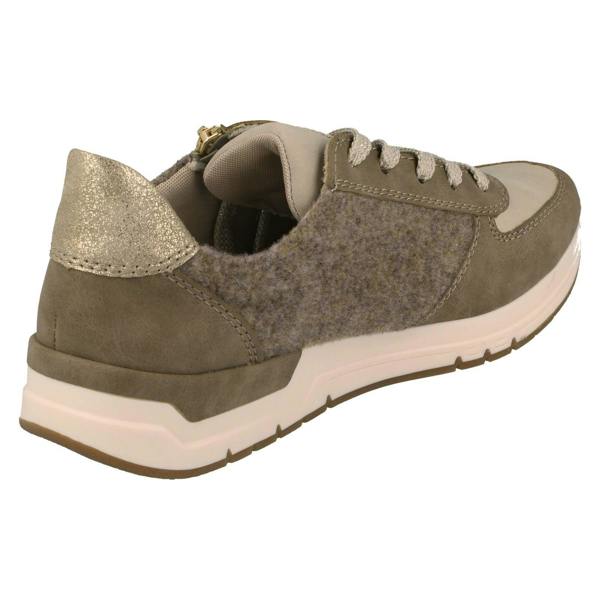 Rieker Ladies Rieker Casual Trainer With Side Zip 58902