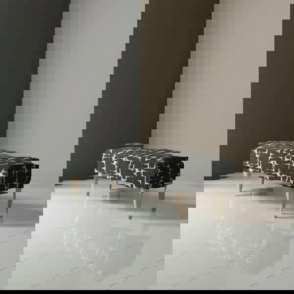 Luxury Hand - stitched Detail Seating Ottoman Bench – Multi - Functional Coffee Table - ISTOOLS