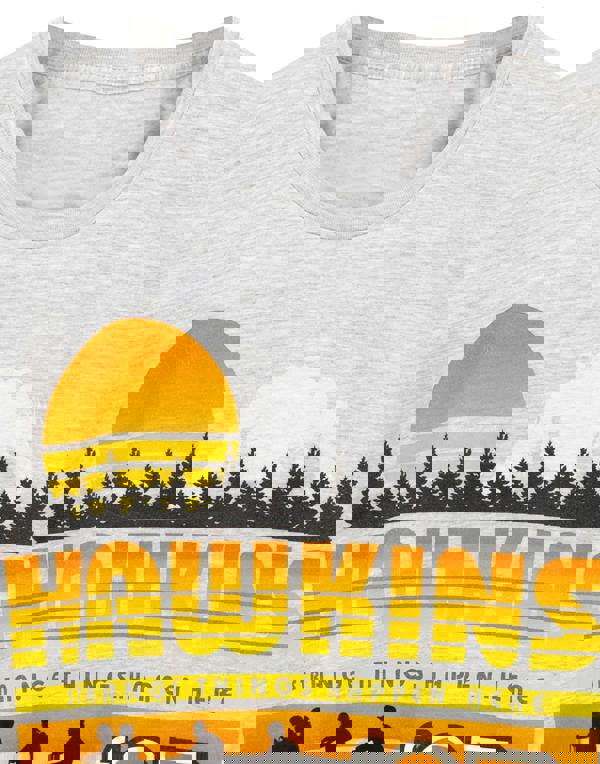 Stranger Things Mens Grey Short Sleeved T-Shirt