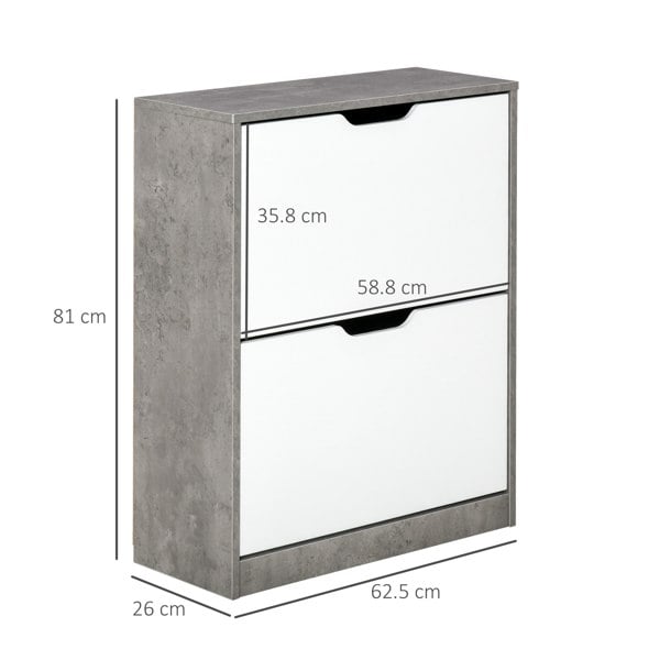 Flip-down Shoe Cabinet