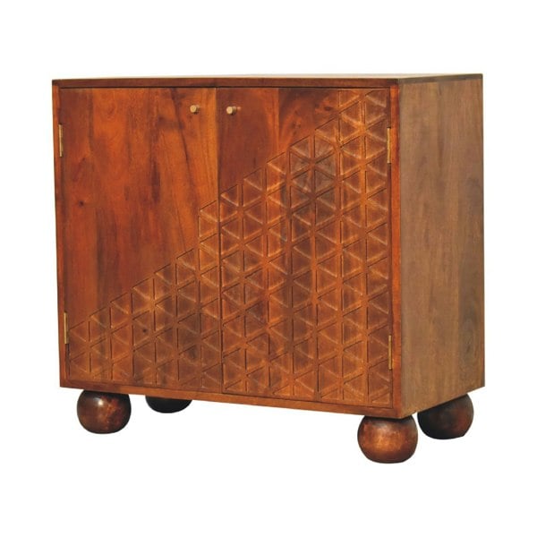 Artisan Furniture Chestnut Dice Cabinet