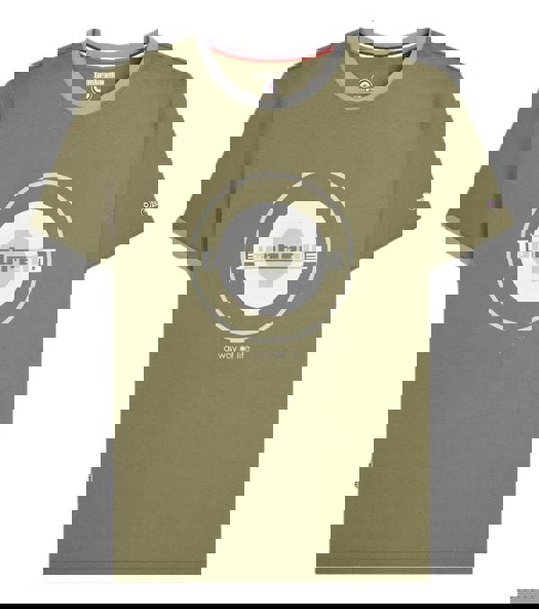 Lambretta Mens Target Ringer Casual Retro SKA Ringer Logo T-Shirt