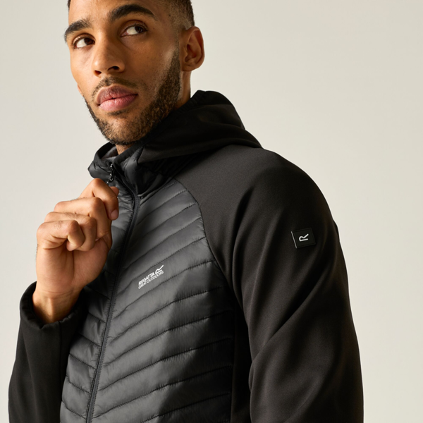Regatta Mens Andreson Hybrid Jacket - Black