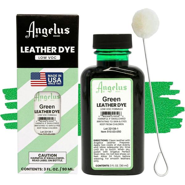 Angelus Low VOC Leather Dye - Non-Flammable Formula 3oz