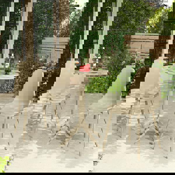 Core Products Cala 3-Piece Outdoor Bistro Dining Set, Table & 2 Chairs