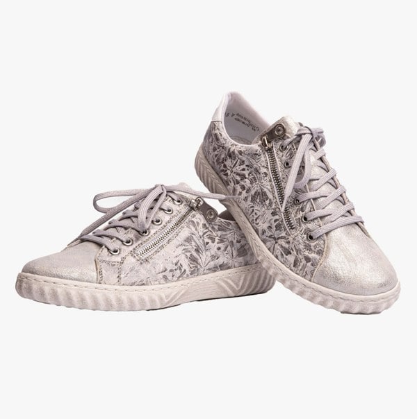 Rieker N0900-90 Womens Shoes - Silver