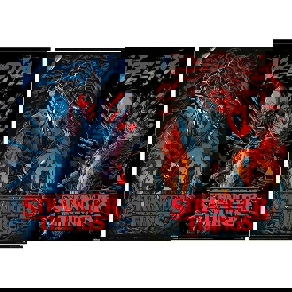 Stranger Things Poster (Pack Of 2) - Multicoloured - 