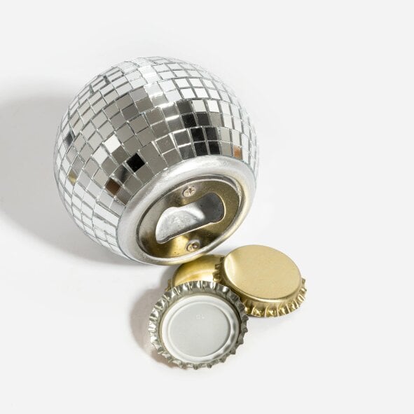 Love Frankie Disco Ball Bottle Opener