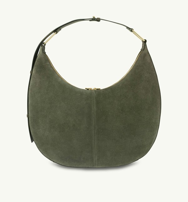 Apatchy London The Nora Suede Bag - Olive