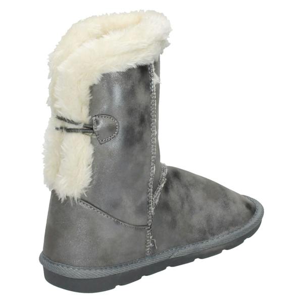 Spot On Girls Spot On Faux Fur Lined Winter Boots