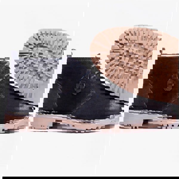 Popps COOPER Mens Desert Boots Navy