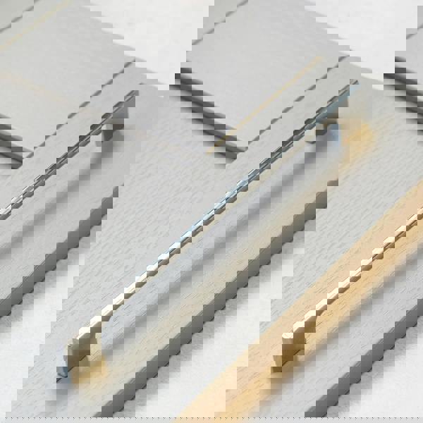 Handle & Home Polished Chrome Slim Pull Handles