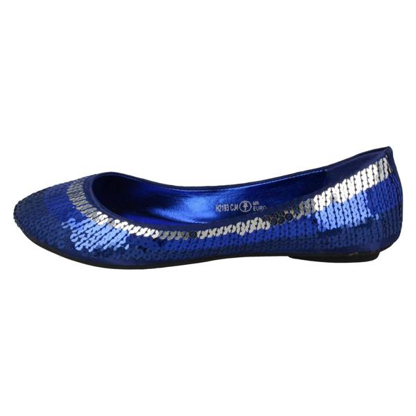 Cutie Girls Cutie Flat Slip On Sequin Ballerina Shoes