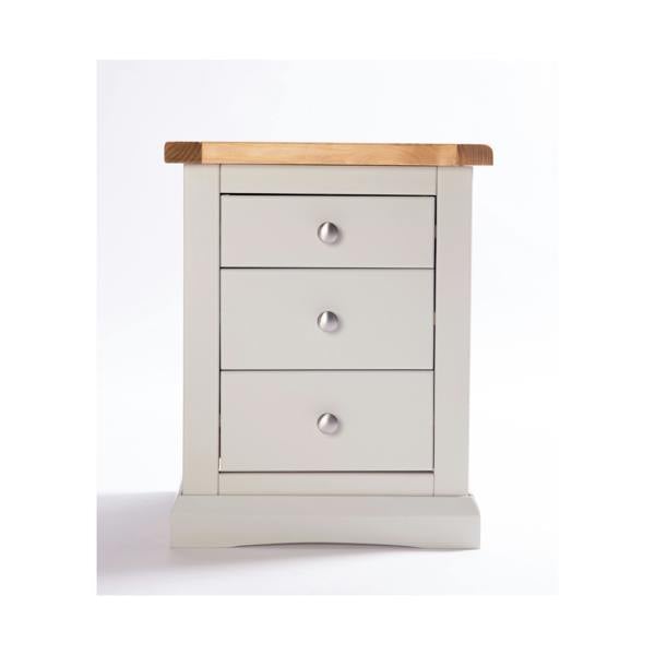 Loreo 3 Drawer Bedside Table