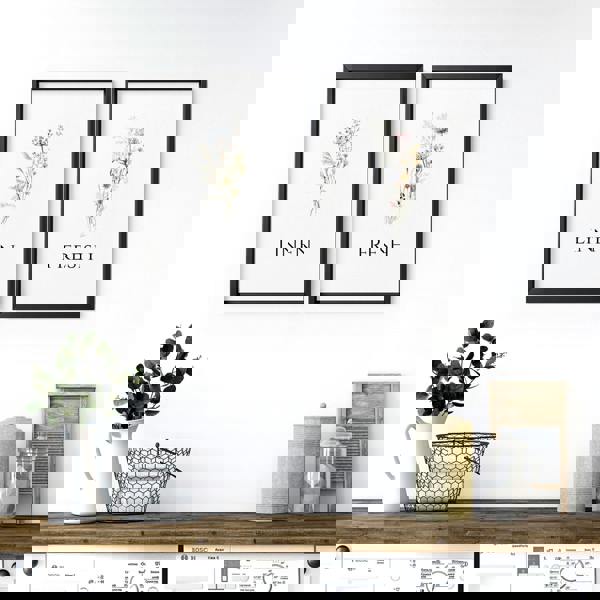 Laundry Room Decor Ideas | Set of 2 wall art prints