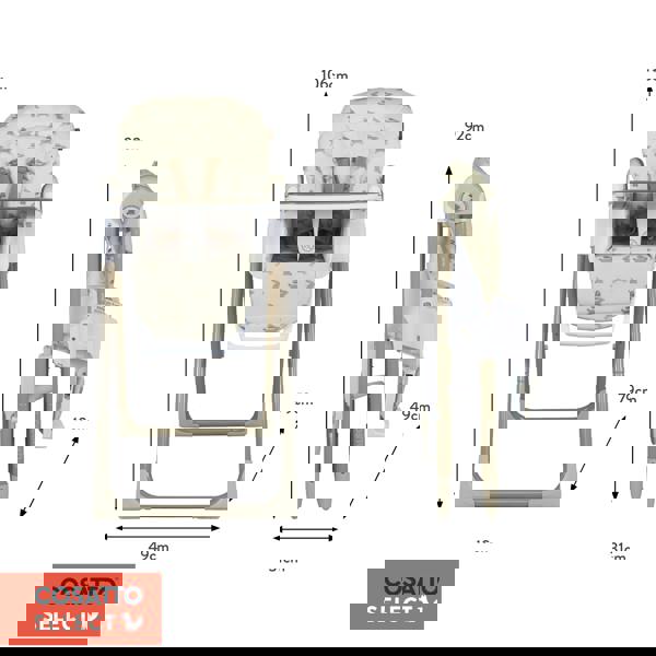 Pip 0+ Highchair Lollop - Highchair - Cosatto Store