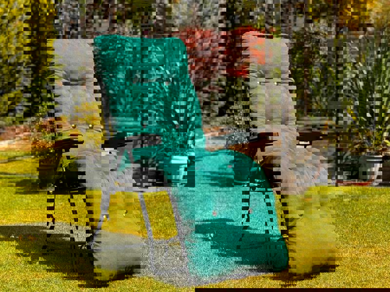 Glendale Garden Relaxer (Pattern Options Available) 99 x 58 x 73 Plain Teal The Garden Furniture Shop