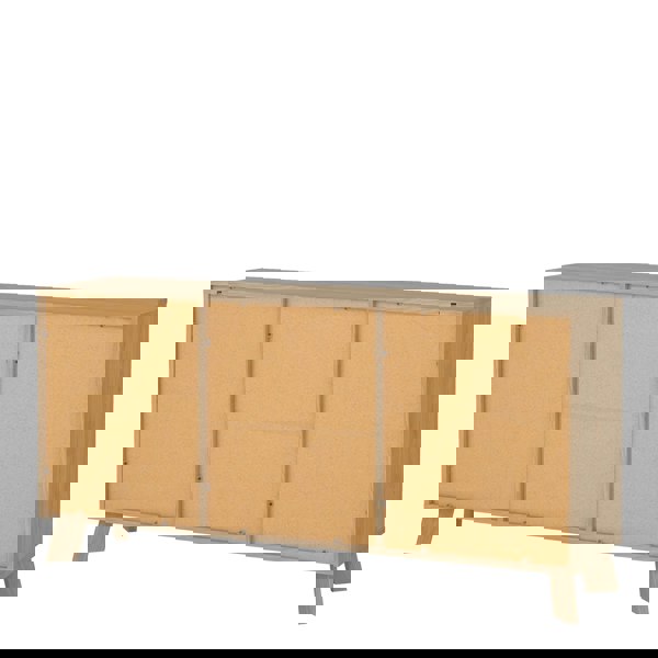 Furniture To Go Ikast Sideboard 2 Doors + 3 Drawers in Jackson Hickory and White