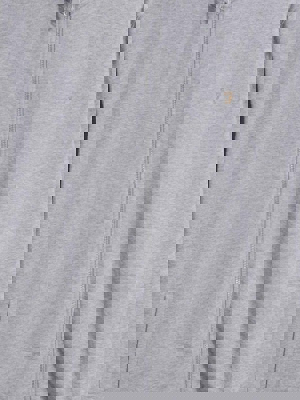 Farah Vance Full Zip Sweater Light Marl Grey