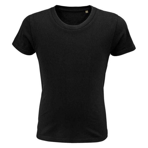 SOLS Childrens/Kids Pioneer Organic T-Shirt - Deep Black