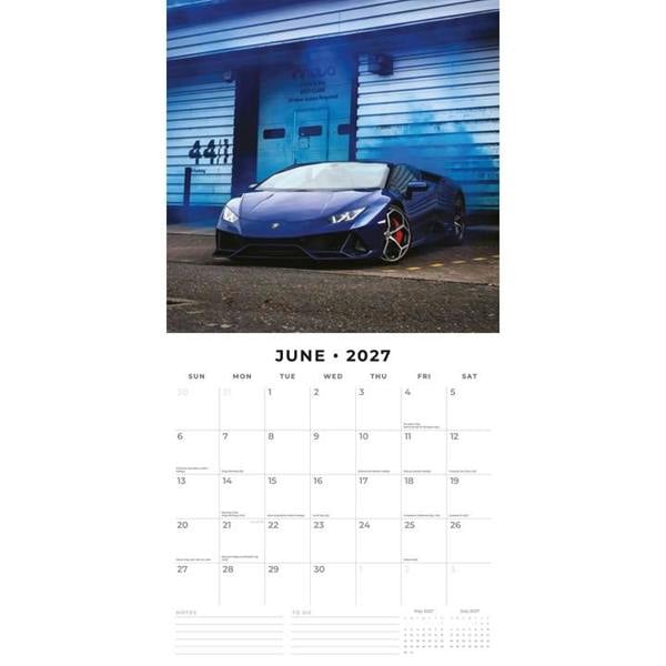 Lamborghini Calendar 2027, Wall Calendars, Month To View, Transport, Gift