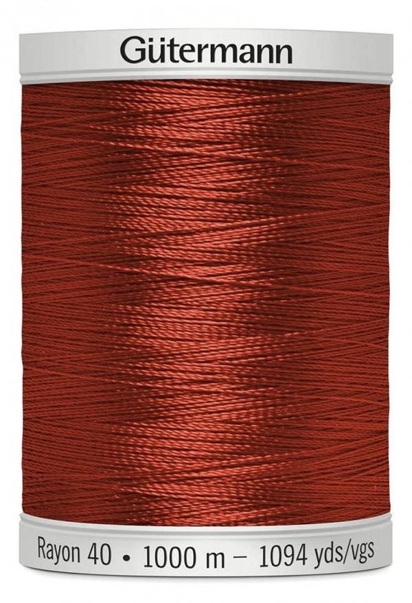 Gutermann No 40 Sulky Rayon Embroidery Thread 1000m Rayon Thread Suitable For Embroidery