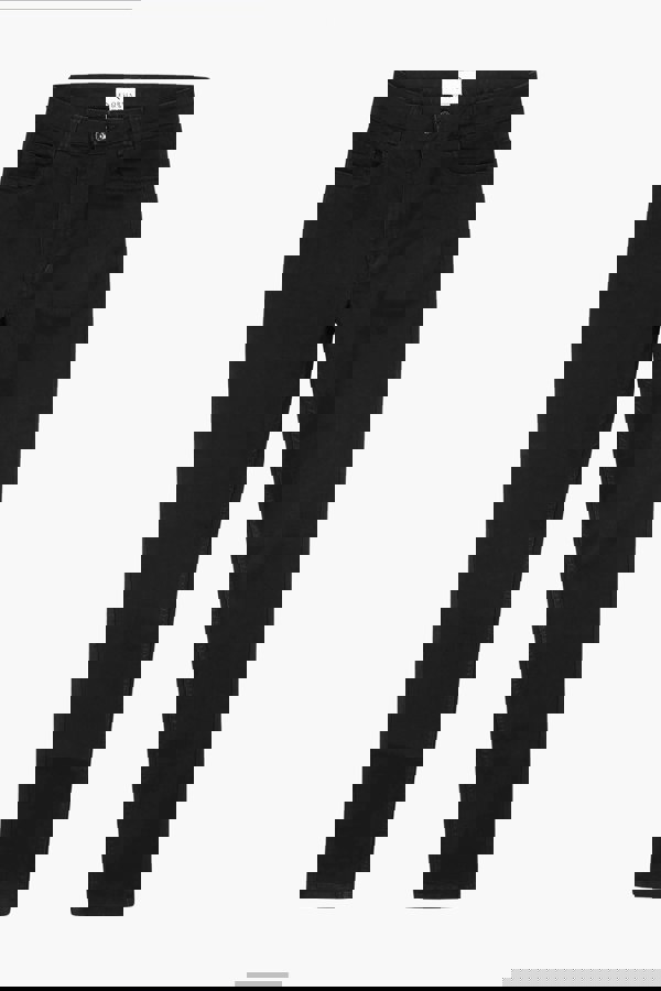 ENORSIA Black Super Stretch Skinny Jeans