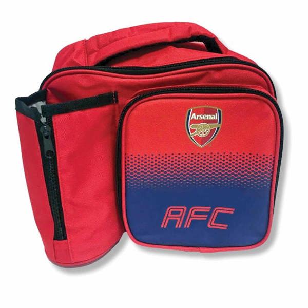 Arsenal FC Lunch Bag with Bottle Holder, Lunch Accessories, Sports, Gift