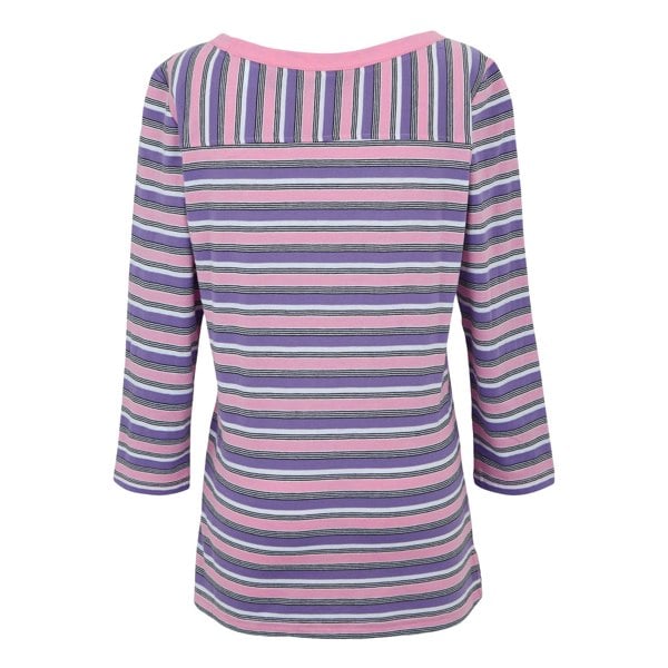 Regatta Womens/Ladies Baylette II Striped T-Shirt - Soft Pink