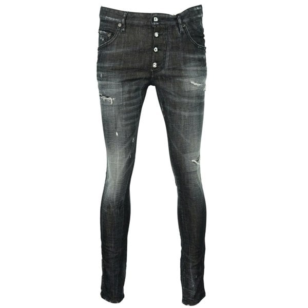 Dsquared2 Skater Jean DSQ2 Destroyed Reinforced Jeans - Nova Clothing