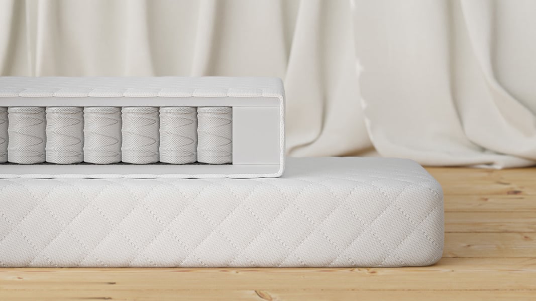 Viculii Premium Pocket Sprung Hypoallergenic Cot Mattress 120x60x10cm