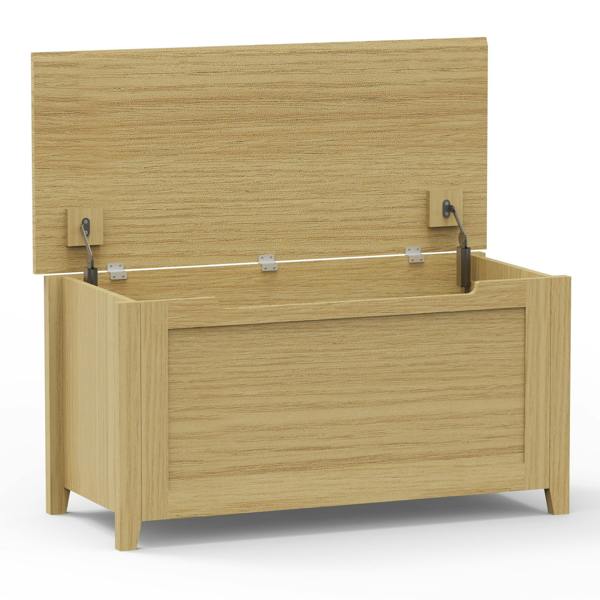 Core Products Henley Bedroom Storage Trunk Chest, Oak-Effect