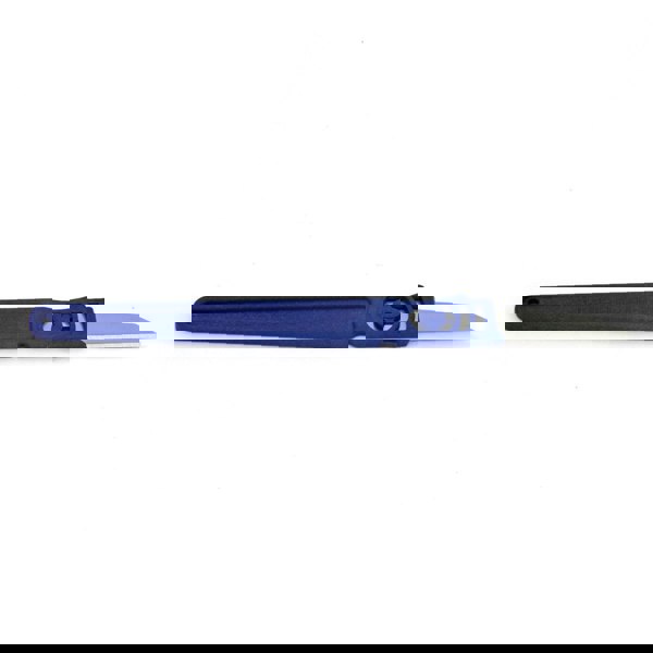 Blue precision craft knife with a sharp blade, designed for detailed weeding in vinyl cutting projects, featuring a comfortable grip