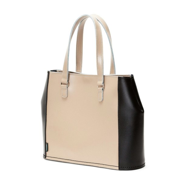 Zatchels Leather Tote Bag - Cafe Noir