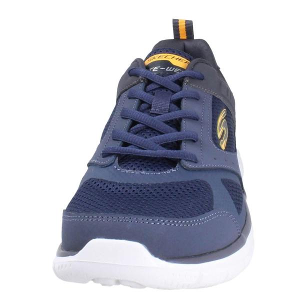 Skechers Mens Skechers Shock Absorbing Lace Up Trainers Syntac 232398