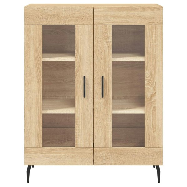 Berkfield Highboard Sonoma Oak 69.5x34x180 cm Engineered Wood