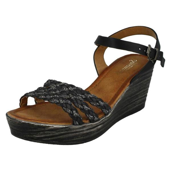 Savannah Ladies Savannah Wedge Sandals F10874