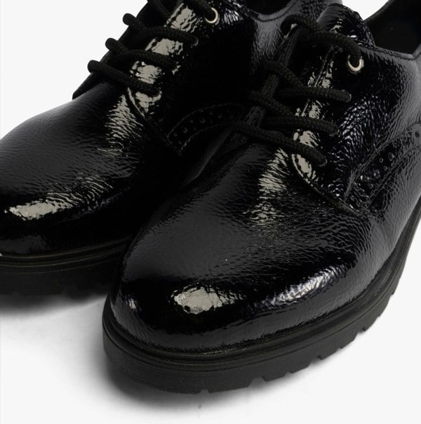 Rieker Womens Lace Up Shoes - Black (45502-00)