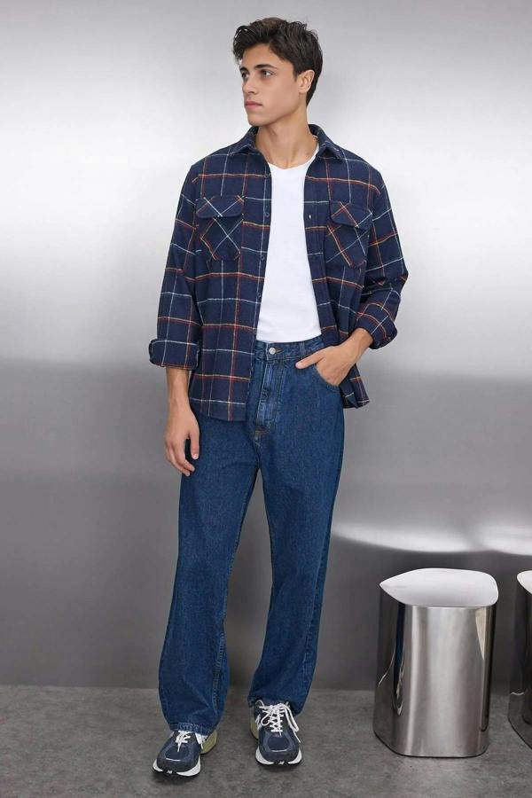 WOVCOR Double Pocket Lumberjack Winter Men’s Jacket Shirt