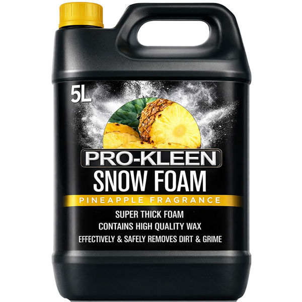 ProKleen Pro-Kleen Snow Foam- pH Neutral,Super Thick and Non-Caustic. 5L Pineapple Fragrance