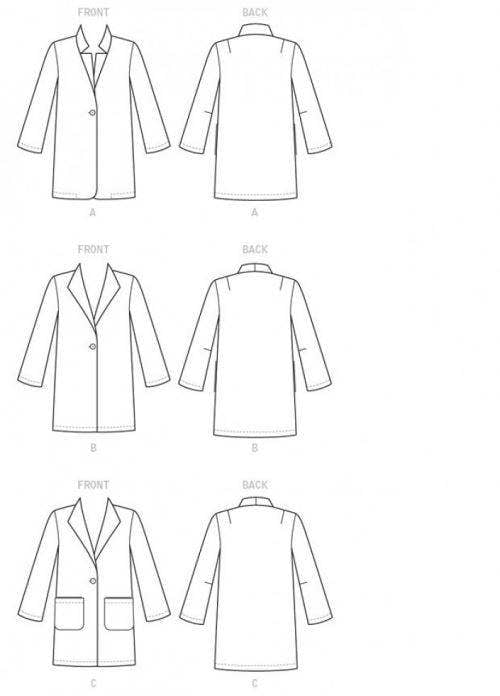 Vogue Sewing Pattern 9133, Jackets for Women, XSM-SML-MED - Easy