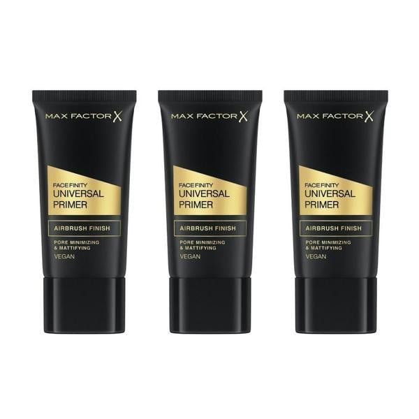 Max Factor 3 x Max Factor Facefinity Universal Primer Airbrush Finish Pore Mattifying 30ml