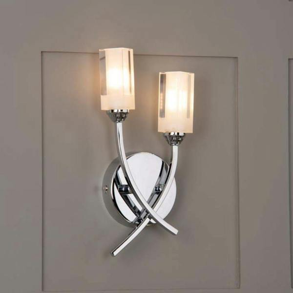 Pagazzi Lighting Icarus 2 Light Wall Light Polished Chrome