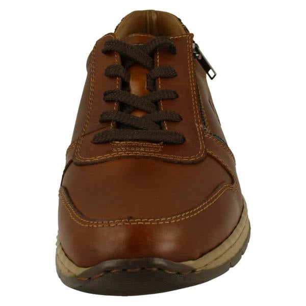 Rieker Mens Rieker Casual Lace And Zip Fastening Shoes Great For Everyday Wear B2112